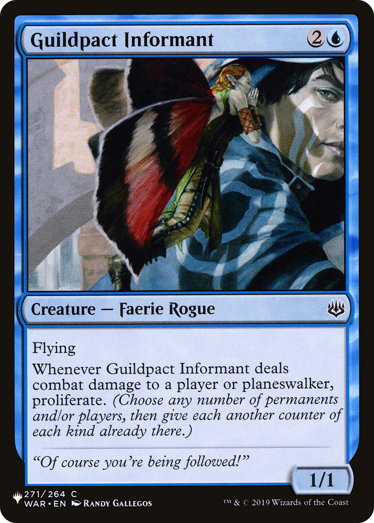 Guildpact Informant [The List] | Grognard Games