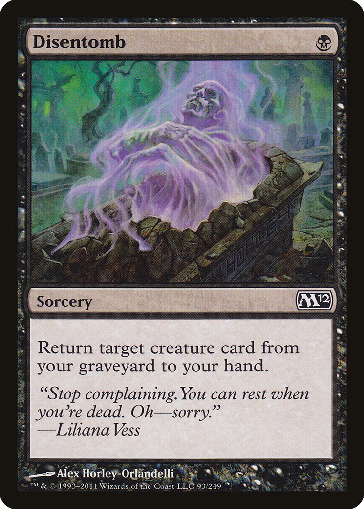 Disentomb (M12-093) - Magic 2012 Foil | Grognard Games