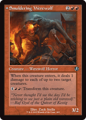 Smoldering Werewolf // Erupting Dreadwolf (Retro Frame) [Innistrad Remastered] | Grognard Games