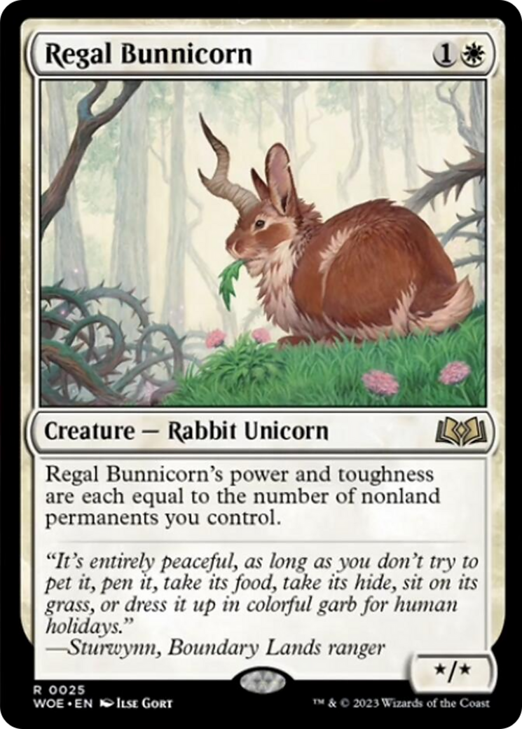 Regal Bunnicorn [Wilds of Eldraine] | Grognard Games