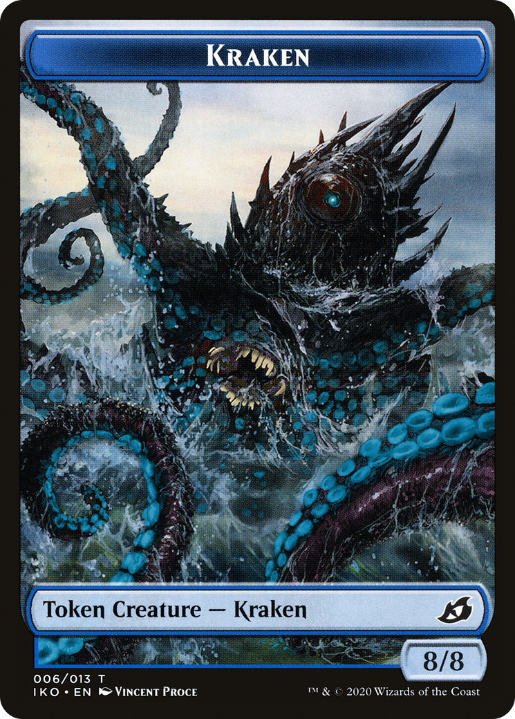Kraken [Ikoria: Lair of Behemoths Tokens] | Grognard Games