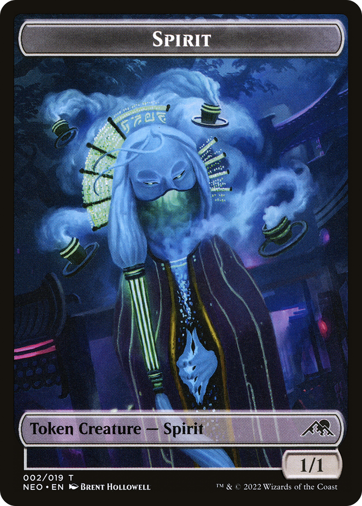 Spirit (NEO-002) - Kamigawa: Neon Dynasty Tokens Foil | Grognard Games