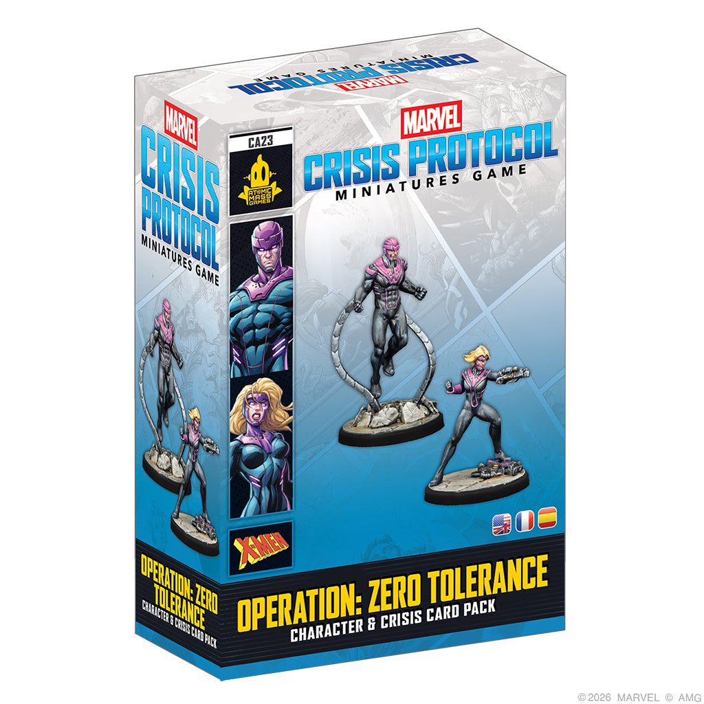 CA23 Marvel Crisis Protocol: Operation: Zero Tolerance Character & Crisis Card Pack (Pre-order now, Available 6/12/2026) | Grognard Games