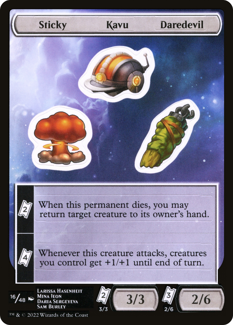 Sticky Kavu Daredevil [Unfinity Stickers] | Grognard Games