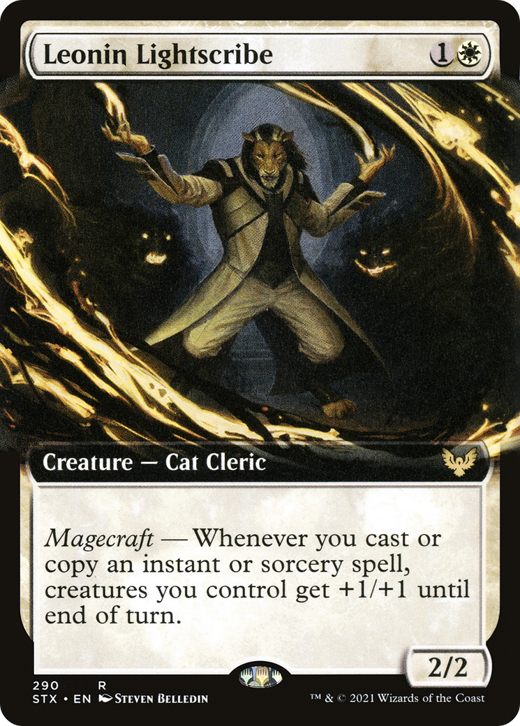 Leonin Lightscribe (Extended) [Strixhaven: School of Mages] | Grognard Games