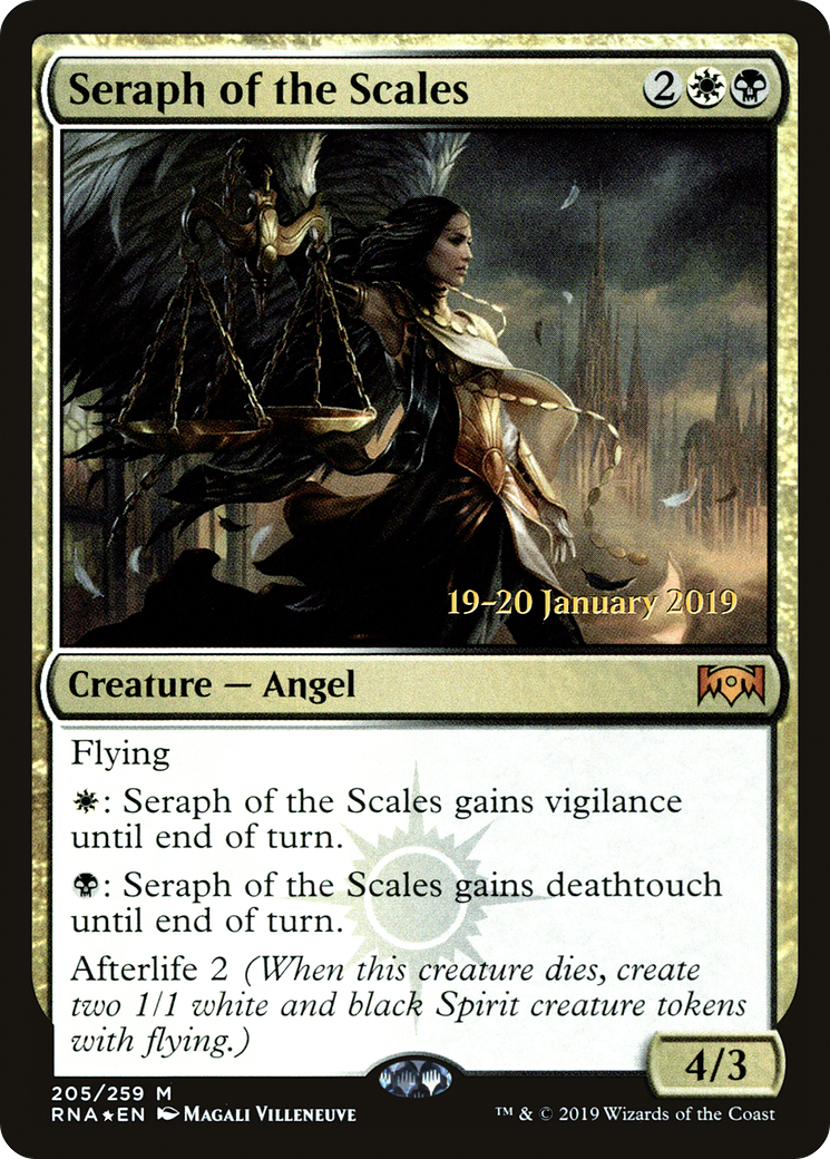 Seraph of the Scales [Ravnica Allegiance Prerelease Promos] | Grognard Games