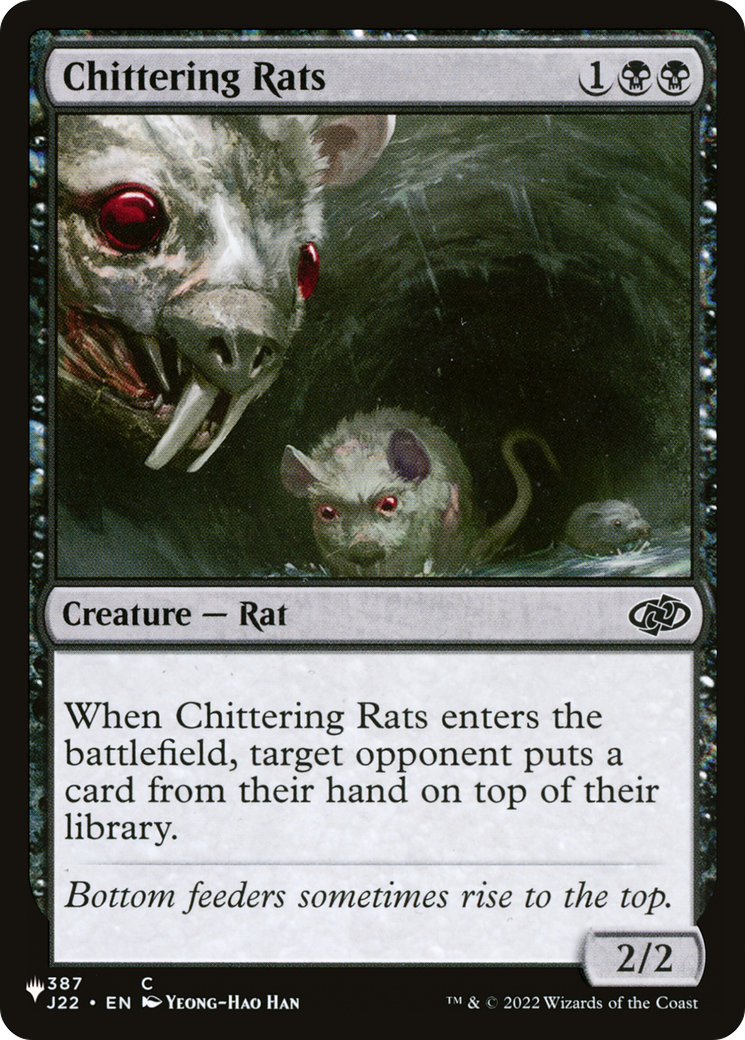 Chittering Rats [The List Reprints] | Grognard Games