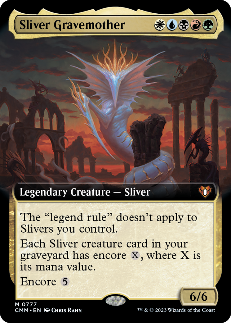 Sliver Gravemother (Extended Art) [Commander Masters] | Grognard Games