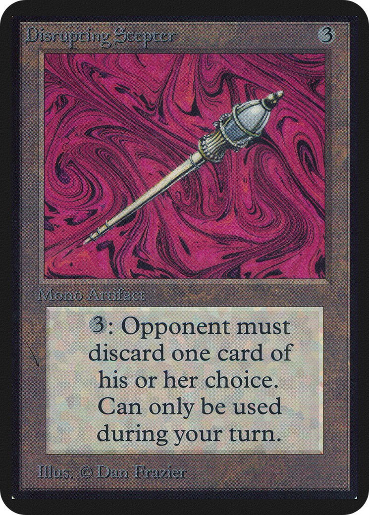 Disrupting Scepter [Limited Edition Alpha] | Grognard Games