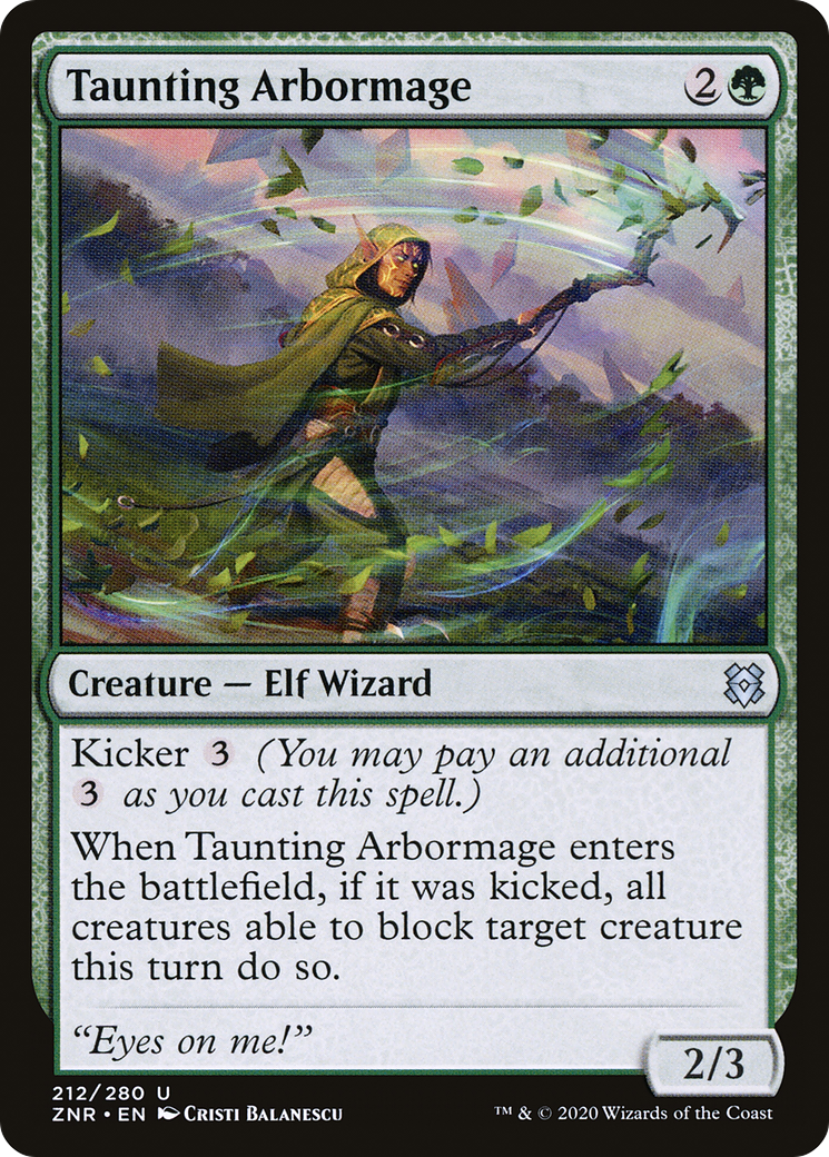 Taunting Arbormage [Zendikar Rising] | Grognard Games