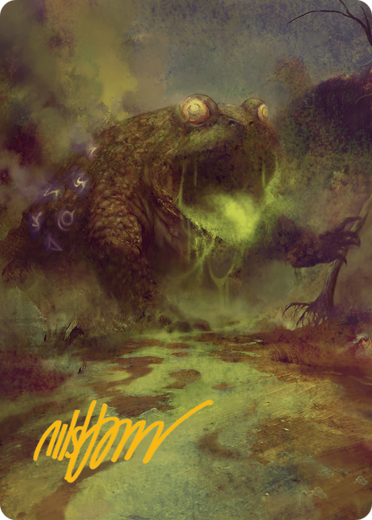 The Gitrog Monster Art Card (Gold-Stamped Signature) [Bloomburrow Art Series] | Grognard Games