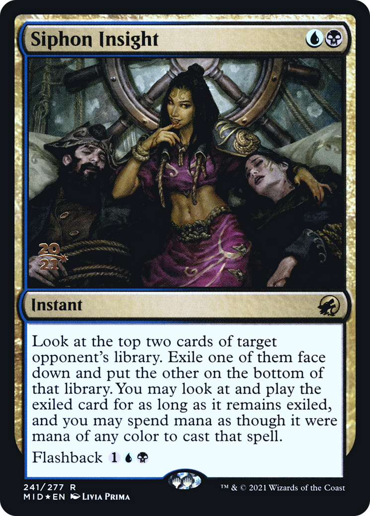 Siphon Insight [Innistrad: Midnight Hunt Prerelease Promos] | Grognard Games