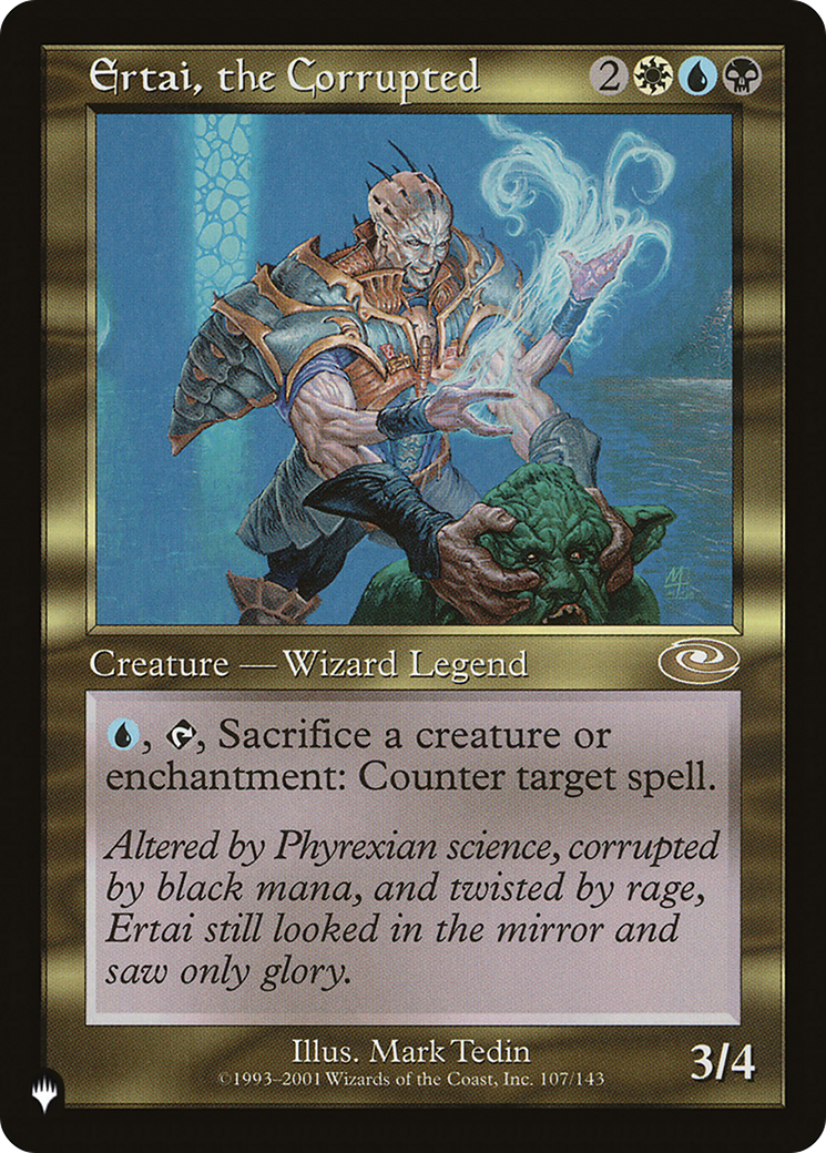 Ertai, the Corrupted [The List] | Grognard Games