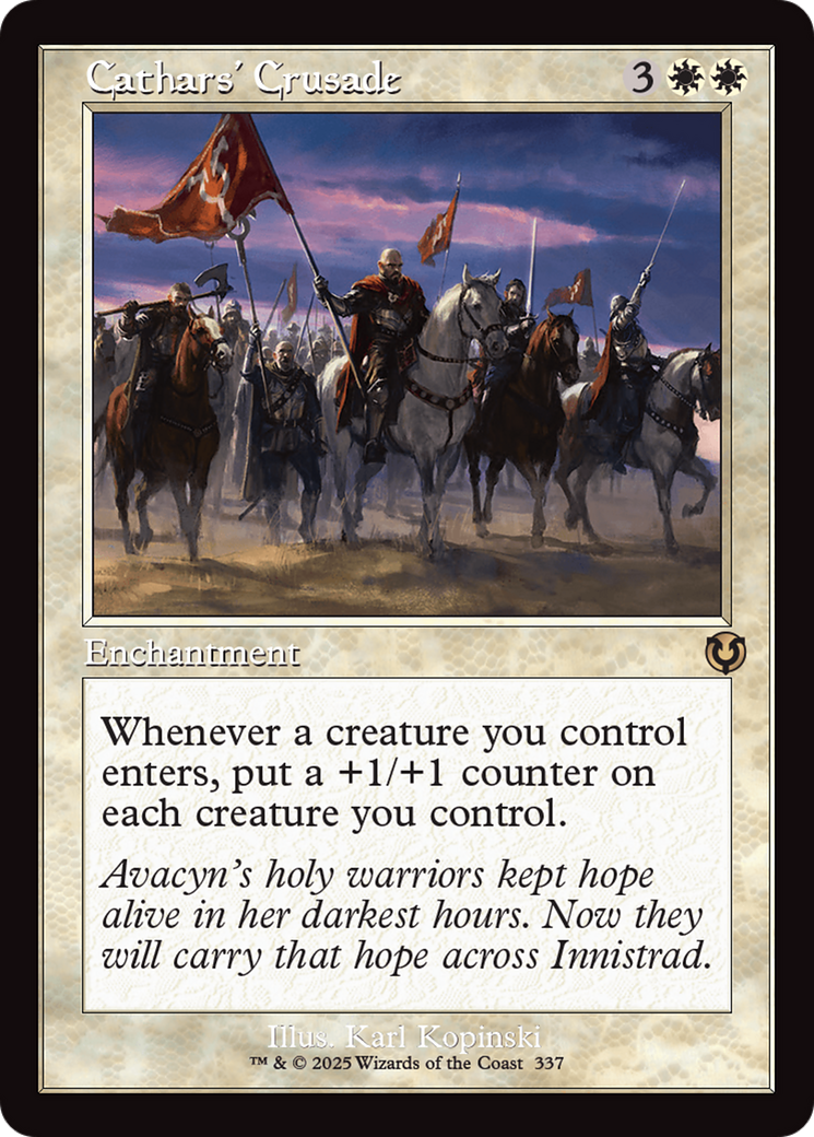 Cathars' Crusade (Retro Frame) [Innistrad Remastered] | Grognard Games