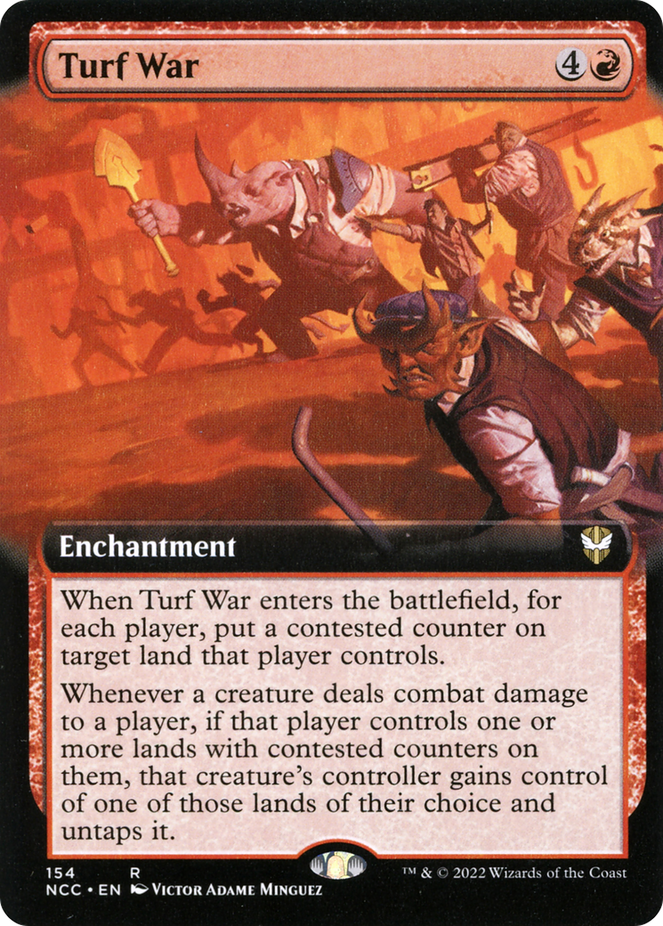Turf War (Extended Art) [Streets of New Capenna Commander] | Grognard Games