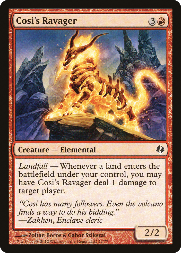 Cosi's Ravager [Duel Decks: Venser vs. Koth] | Grognard Games
