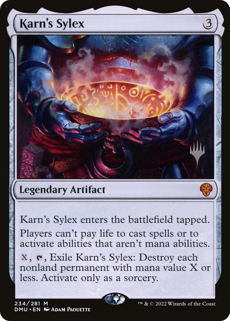 Karn's Sylex (Promo Pack) [Dominaria United Promos] | Grognard Games