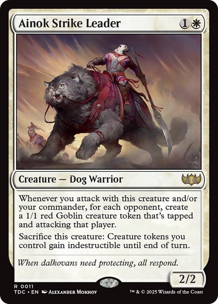 Ainok Strike Leader [Tarkir: Dragonstorm Commander] | Grognard Games