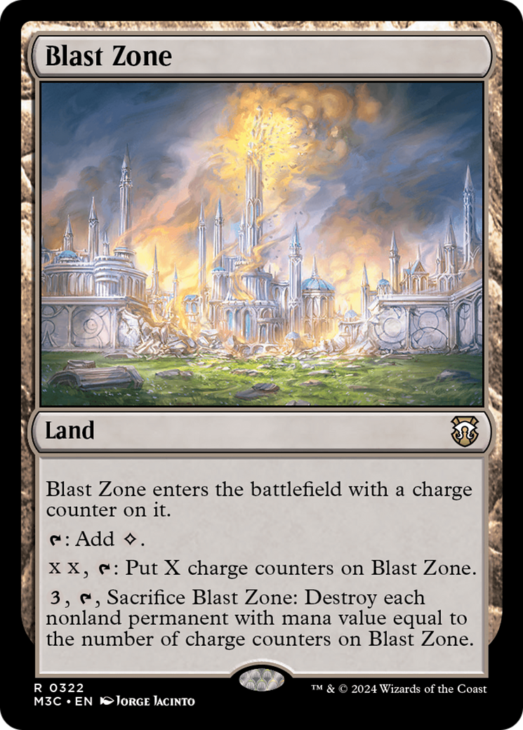 Blast Zone (Ripple Foil) [Modern Horizons 3 Commander] | Grognard Games