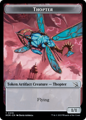 Treasure (20) // Thopter Double-Sided Token [March of the Machine Tokens] | Grognard Games