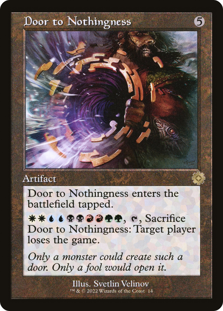 Door to Nothingness (Retro) [The Brothers' War Retro Artifacts] | Grognard Games