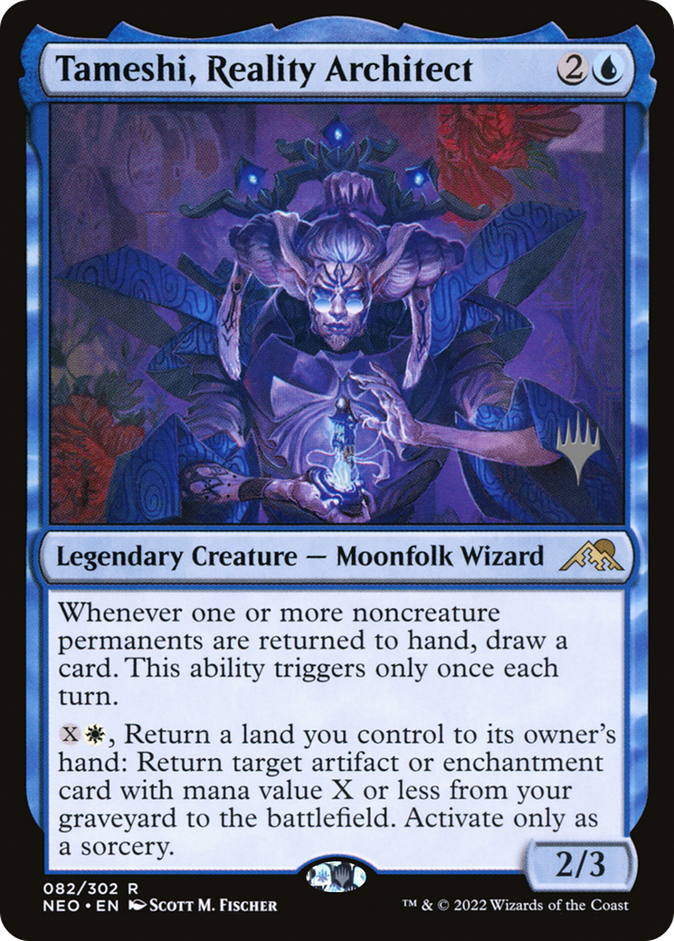 Tameshi, Reality Architect (Promo Pack) [Kamigawa: Neon Dynasty Promos] | Grognard Games