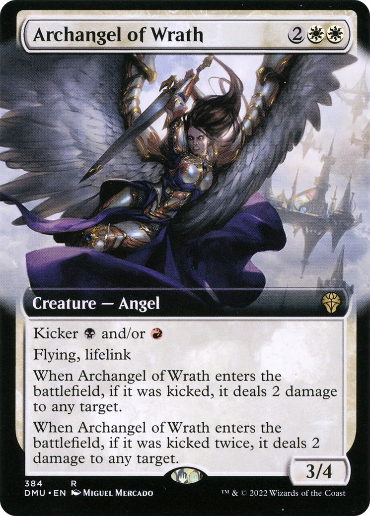 Archangel of Wrath (Extended Art) [Dominaria United] | Grognard Games