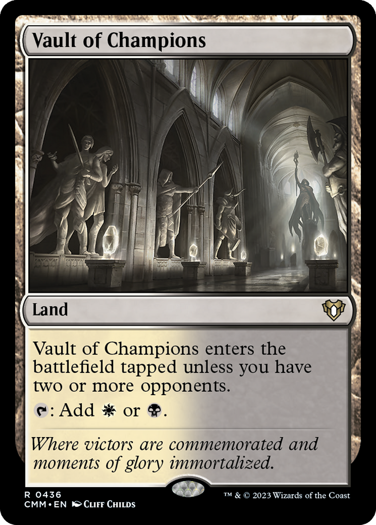 Vault of Champions [Commander Masters] | Grognard Games