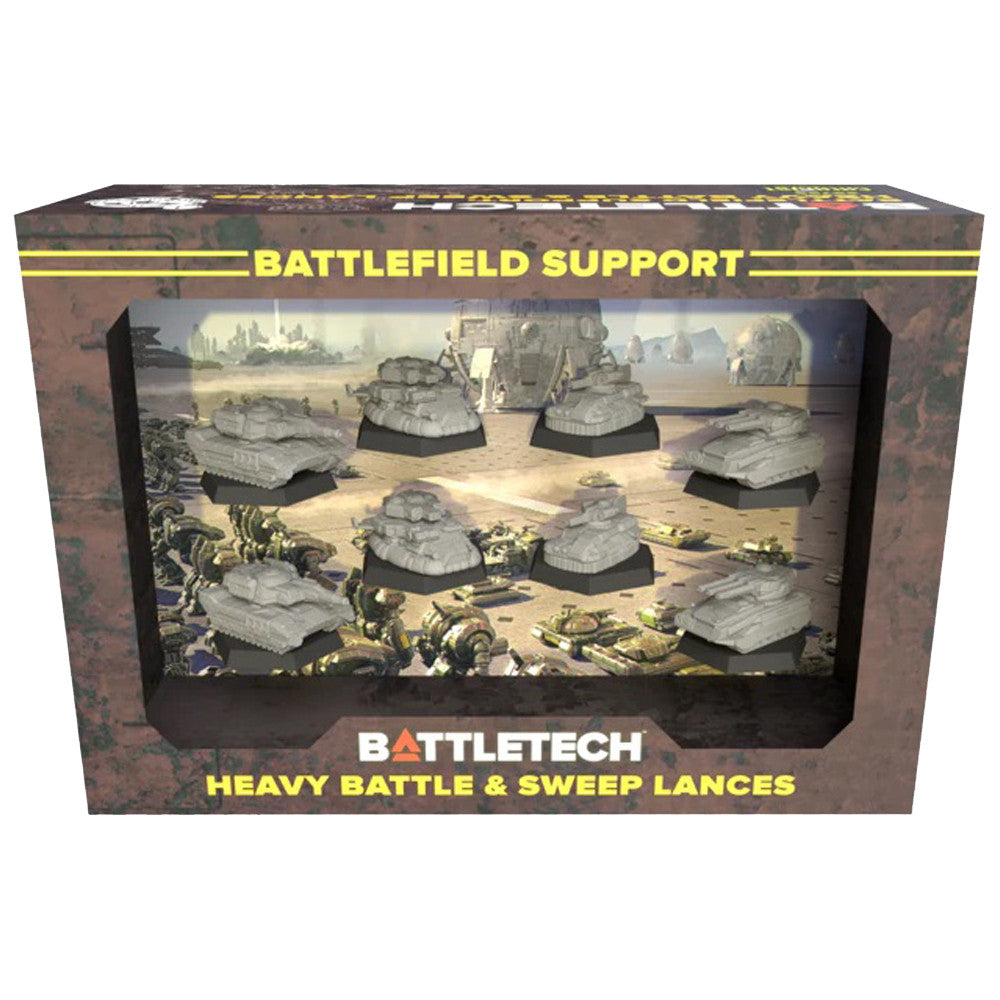 BATTLETECH: CAT35778 BATTLEFIELD SUPPORT: HEAVY BATTLE & SWEEP LANCES | Grognard Games