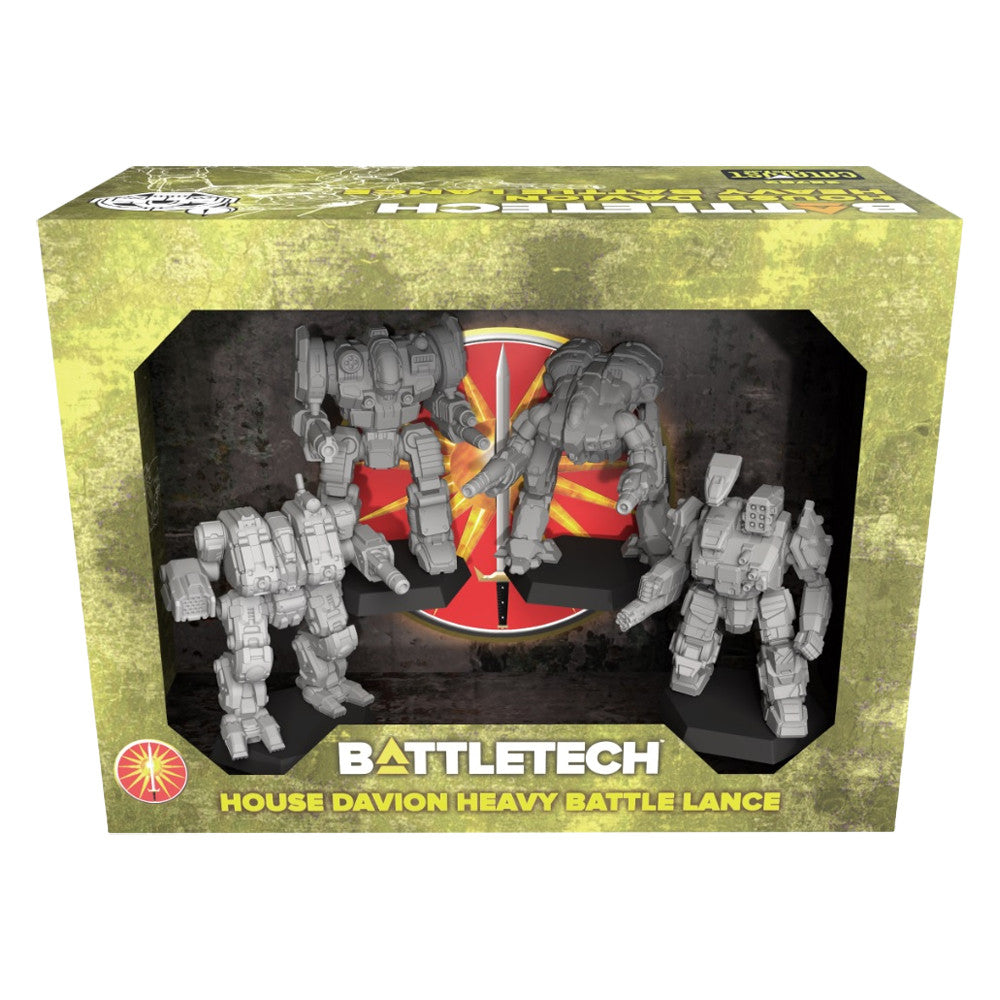 Battletech 35782 House Davion Heavy Battle Lance | Grognard Games