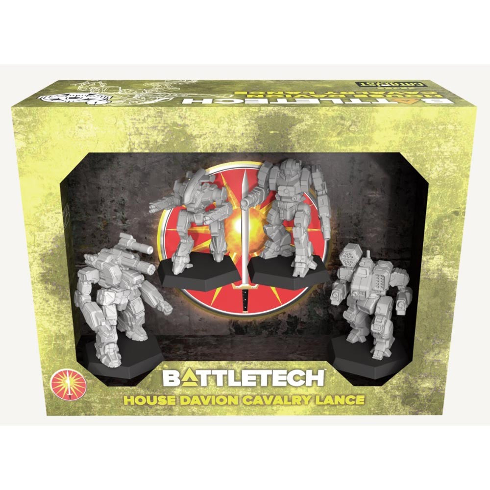 Battletech 35783 House Davion Cavalry Lance (Pre-order Available 3/19/25) | Grognard Games