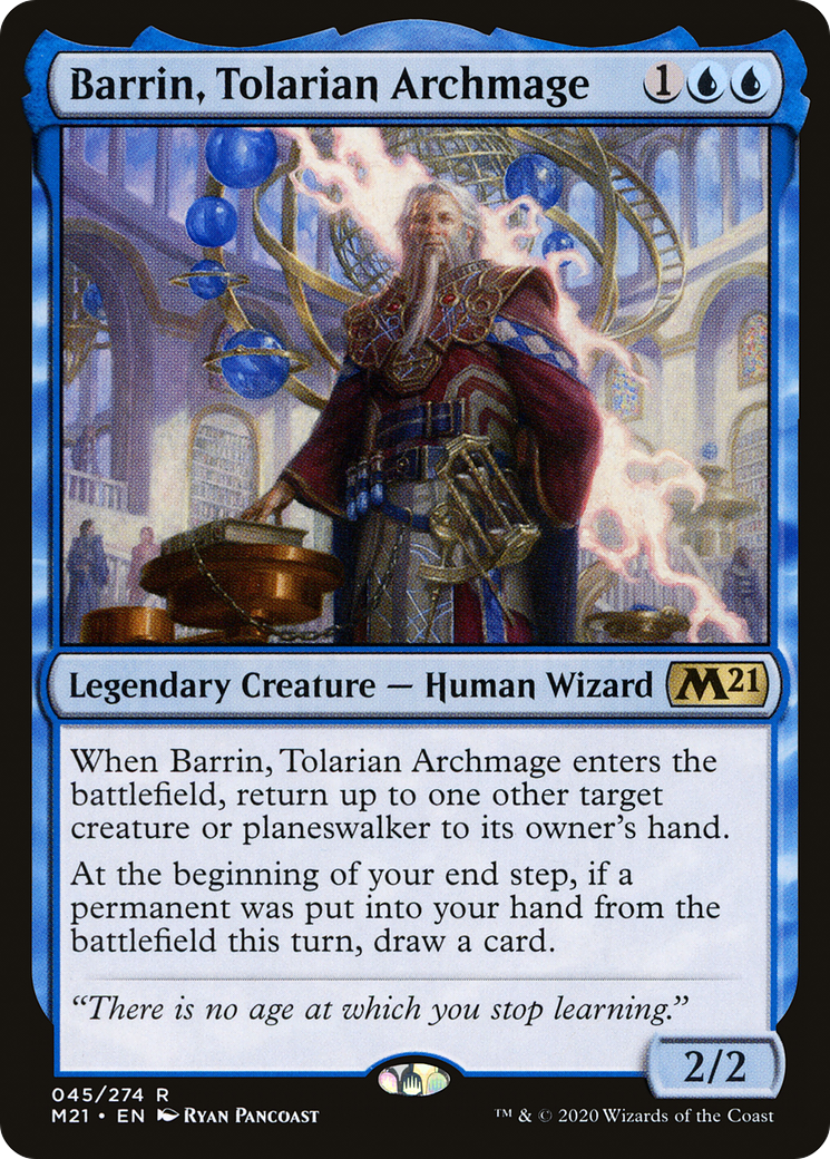 Barrin, Tolarian Archmage [Core Set 2021] | Grognard Games