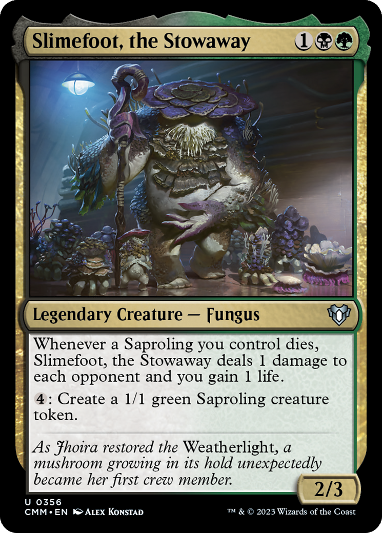 Slimefoot, the Stowaway [Commander Masters] | Grognard Games