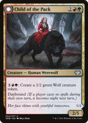 Child of the Pack // Savage Packmate [Innistrad: Crimson Vow] | Grognard Games