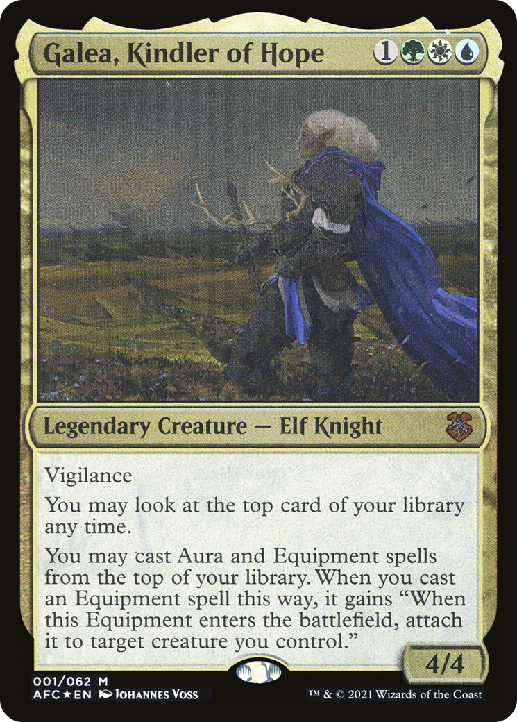 Galea, Kindler of Hope (Display Commander) [Dungeons & Dragons: Adventures in the Forgotten Realms Commander] | Grognard Games