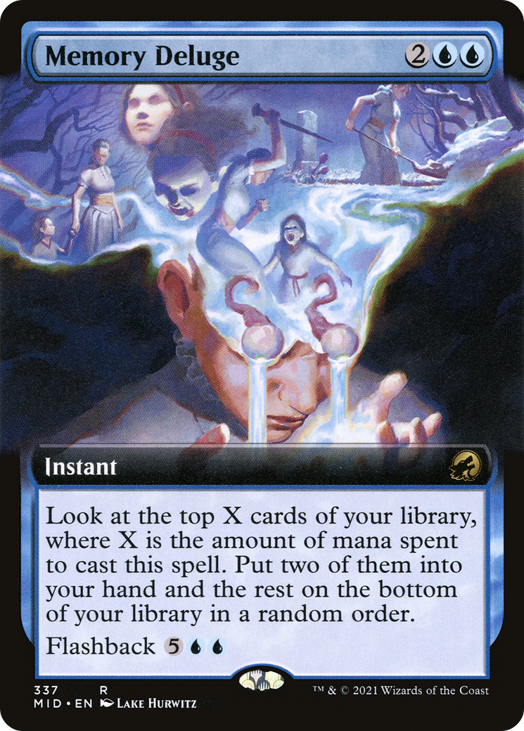 Memory Deluge (Extended) [Innistrad: Midnight Hunt] | Grognard Games