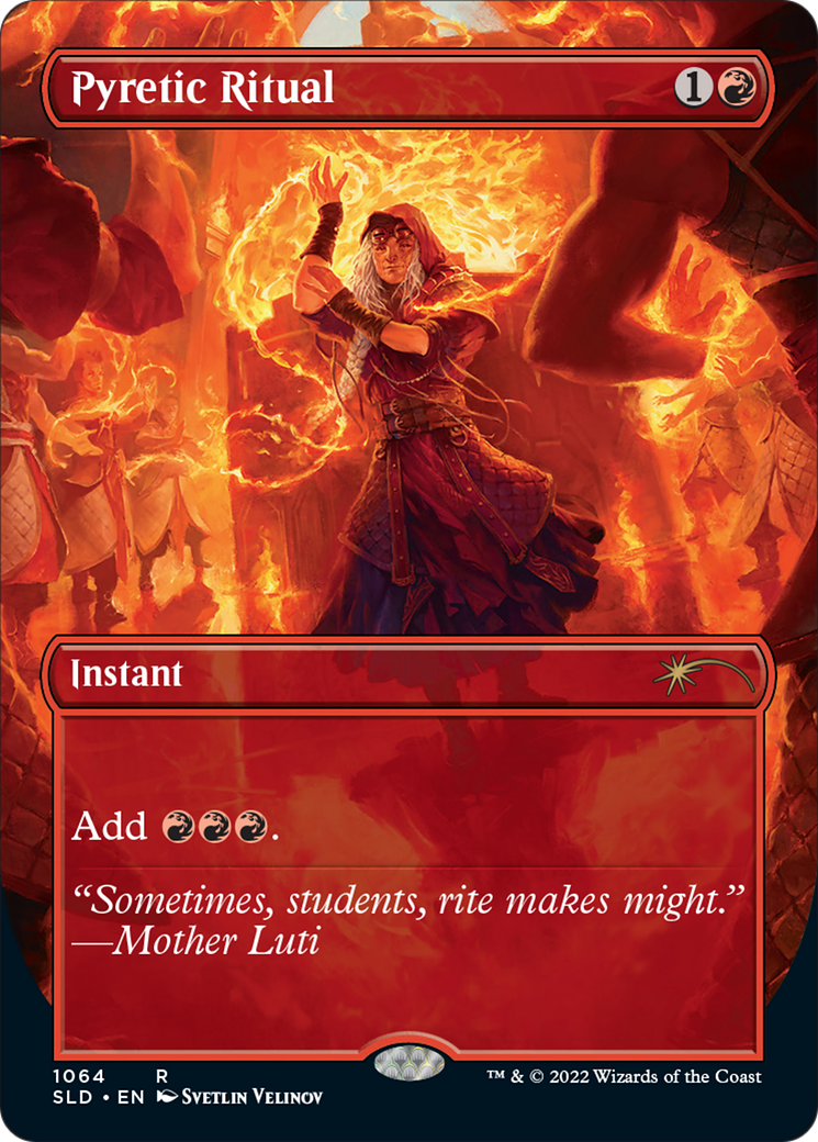 Pyretic Ritual (Borderless) [Secret Lair Drop Series] | Grognard Games