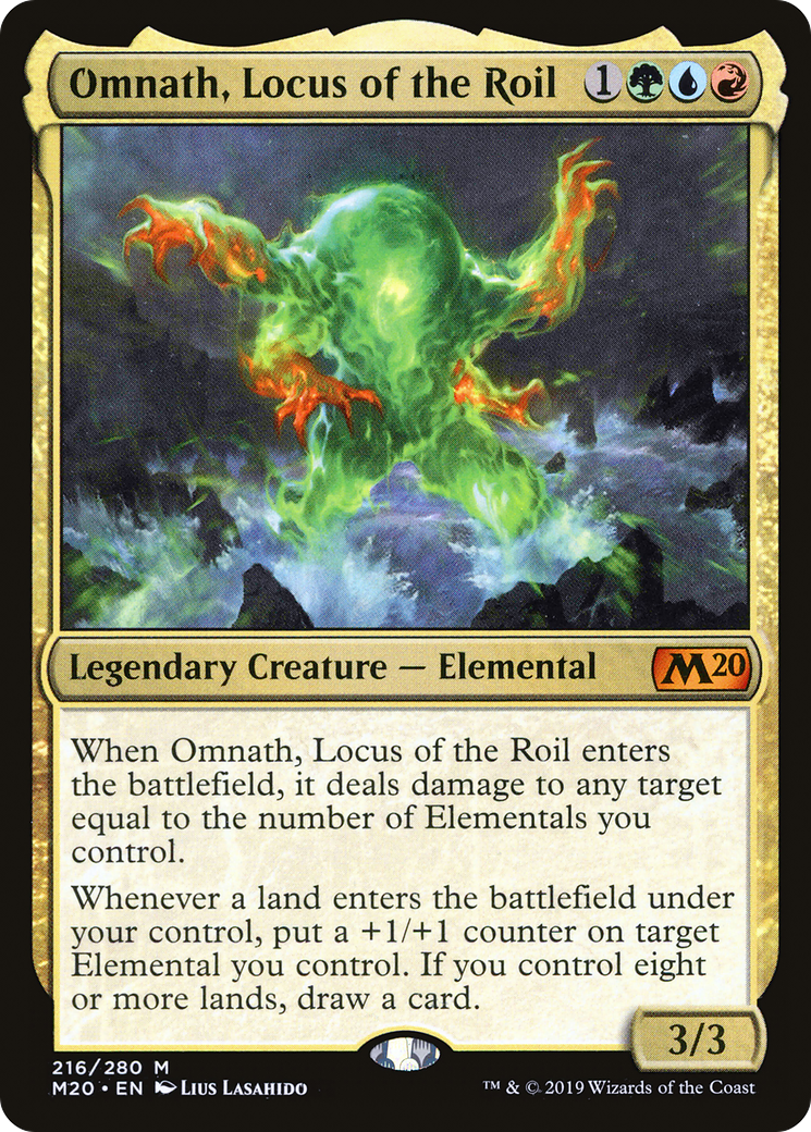 Omnath, Locus of the Roil (M20-216) - Core Set 2020 | Grognard Games