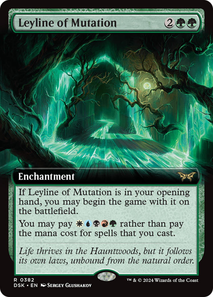 Leyline of Mutation (Extended Art) [Duskmourn: House of Horror] | Grognard Games