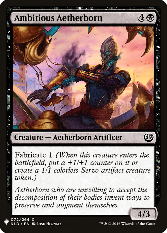 Ambitious Aetherborn [Mystery Booster] | Grognard Games