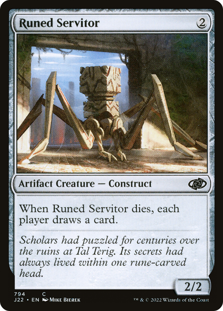Runed Servitor [Jumpstart 2022] | Grognard Games