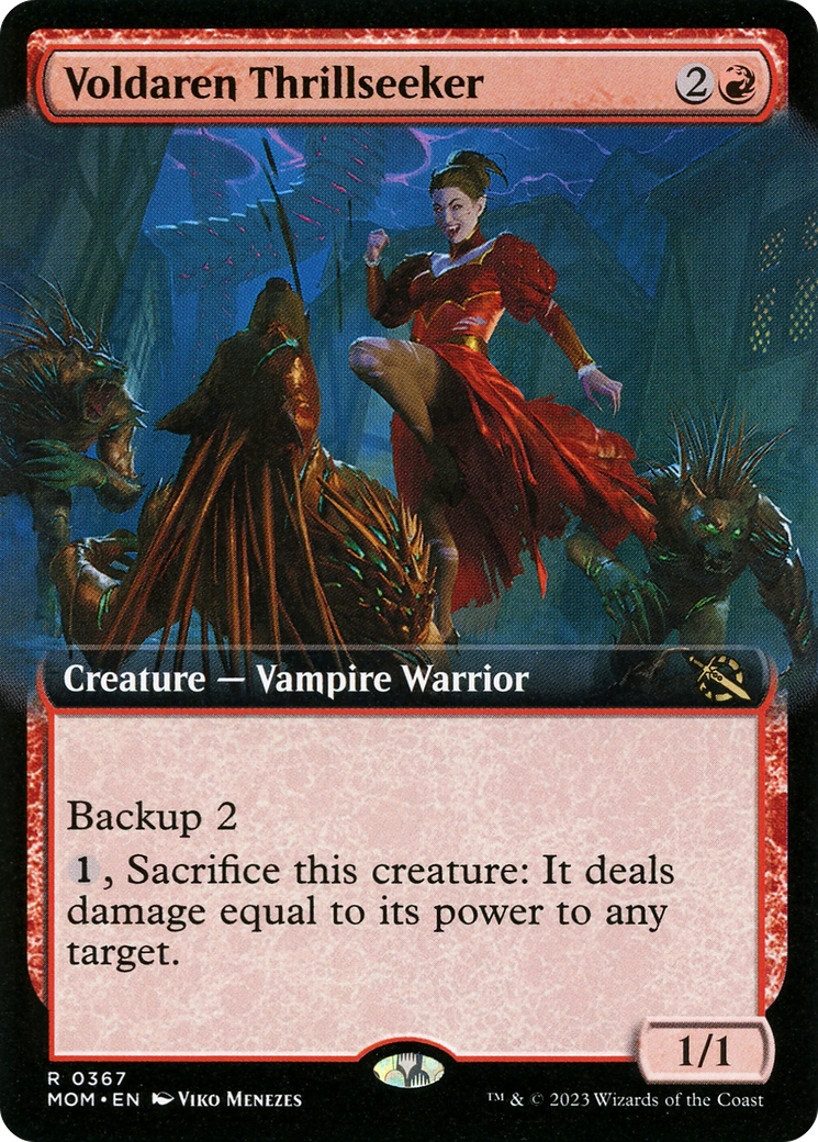 Voldaren Thrillseeker (Extended Art) [March of the Machine] | Grognard Games