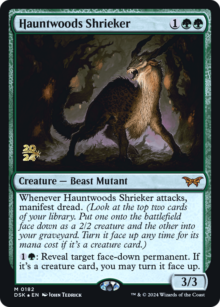 Hauntwoods Shrieker [Duskmourn: House of Horror Prerelease Promos] | Grognard Games