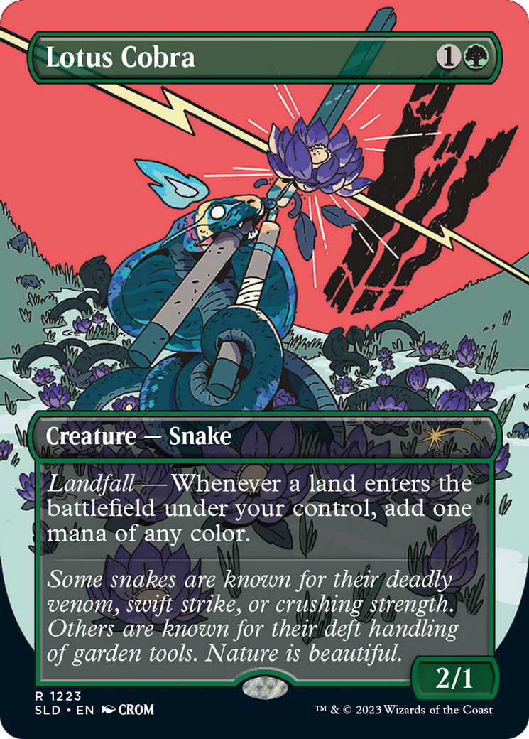 Lotus Cobra (SLD-1223) - Secret Lair Drop (Borderless) Foil | Grognard Games
