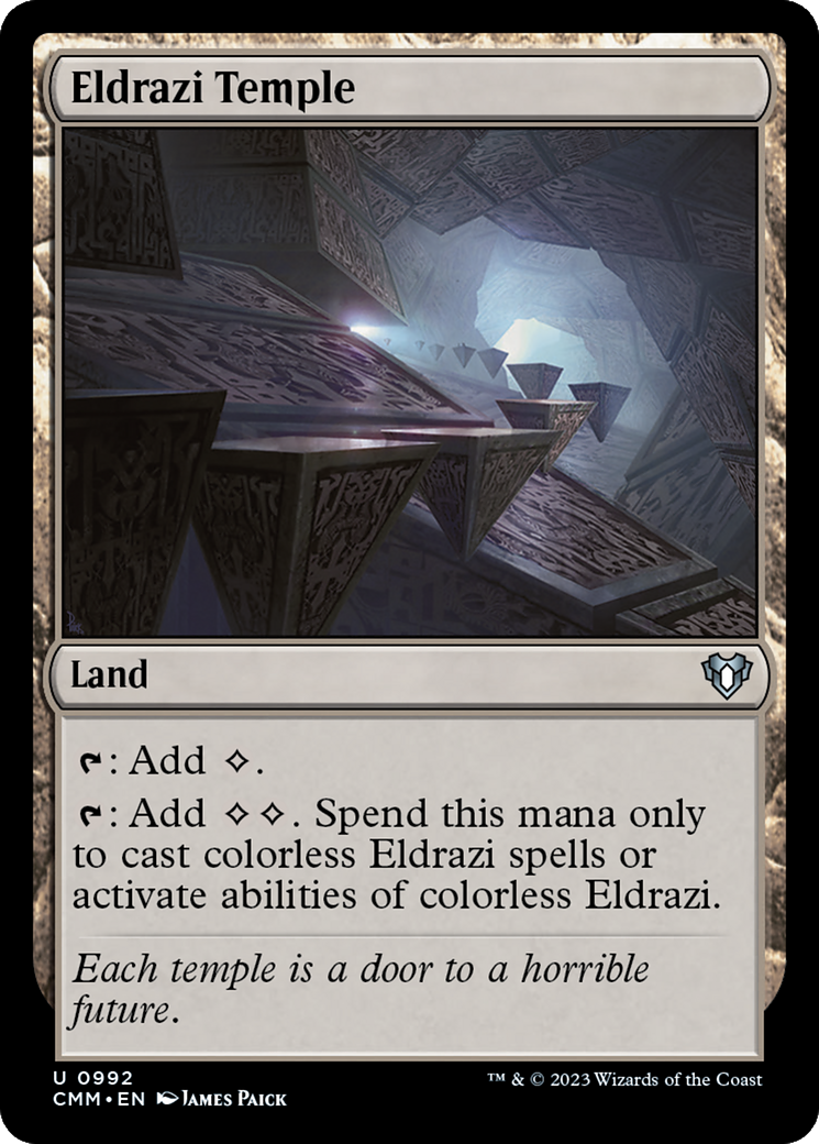 Eldrazi Temple [Commander Masters] | Grognard Games