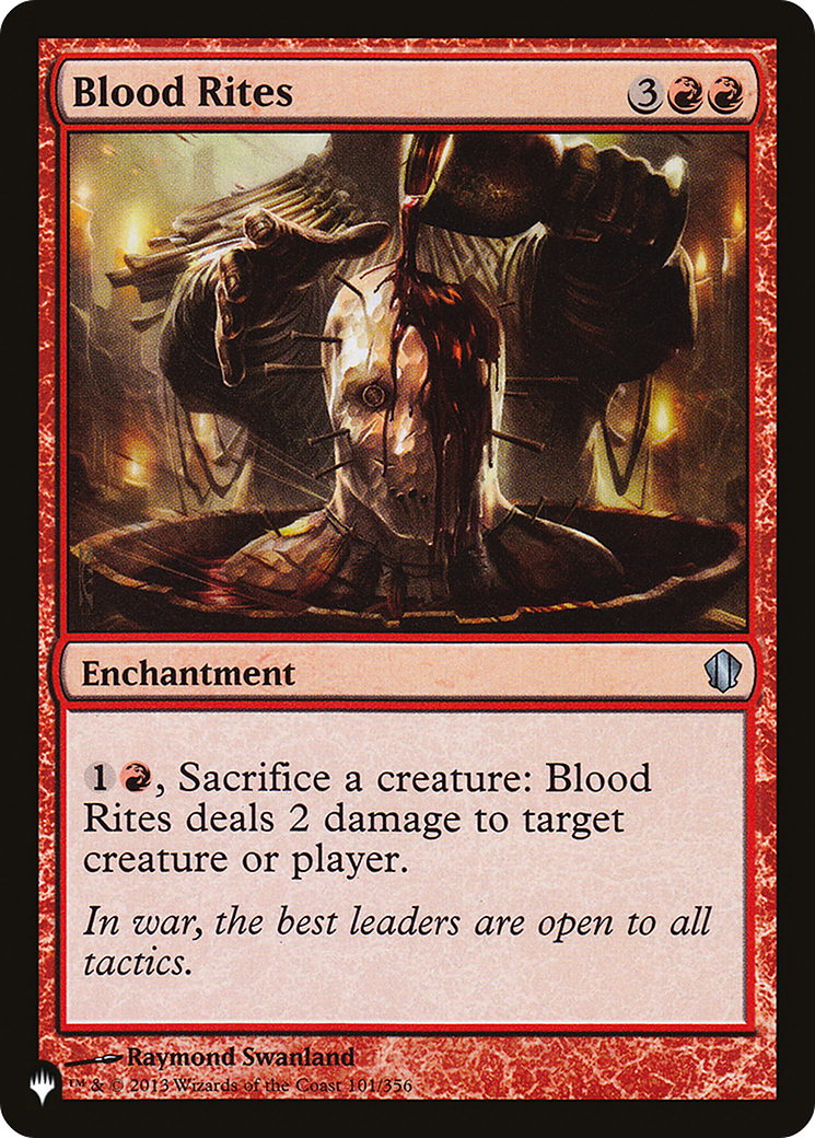 Blood Rites [The List] | Grognard Games