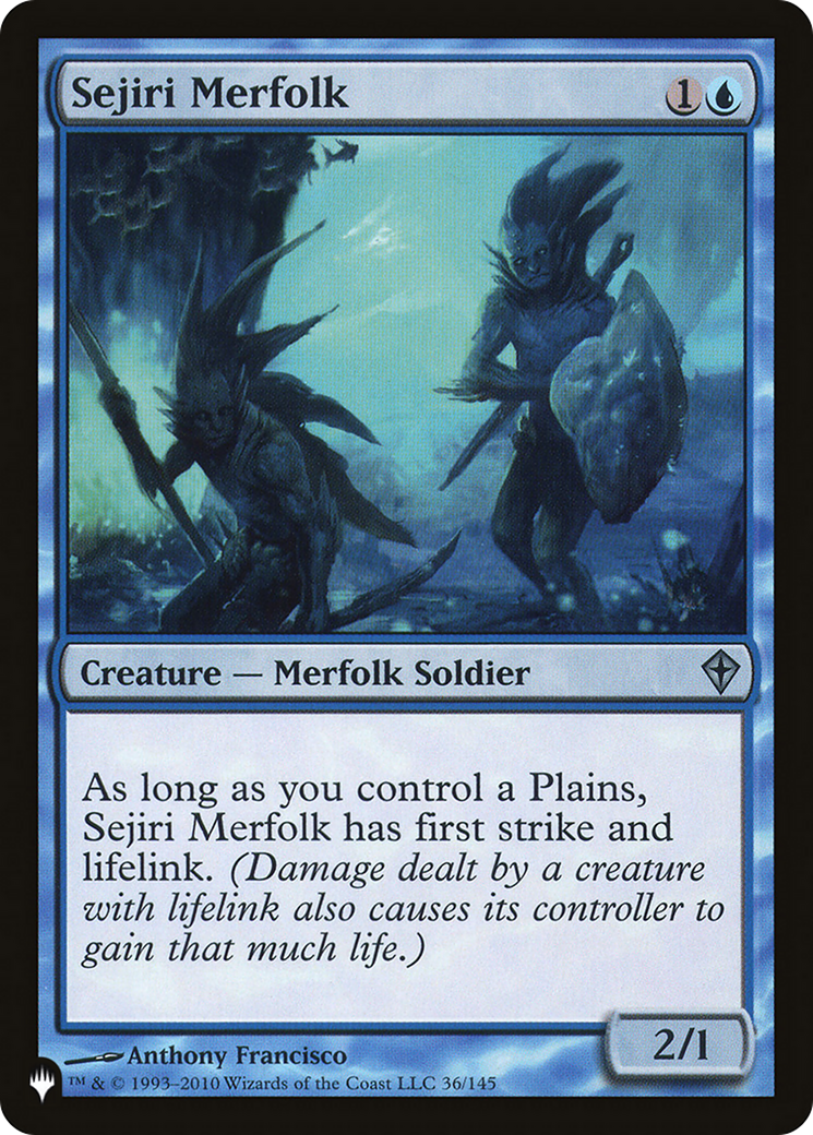 Sejiri Merfolk [The List] | Grognard Games