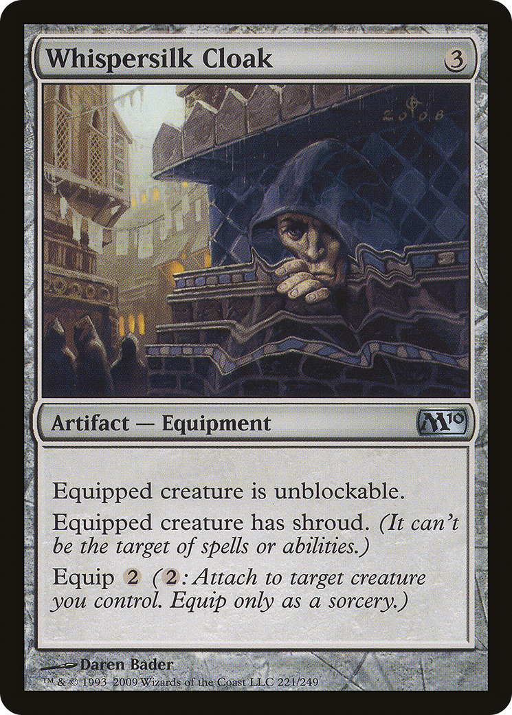 Whispersilk Cloak [Magic 2010] | Grognard Games