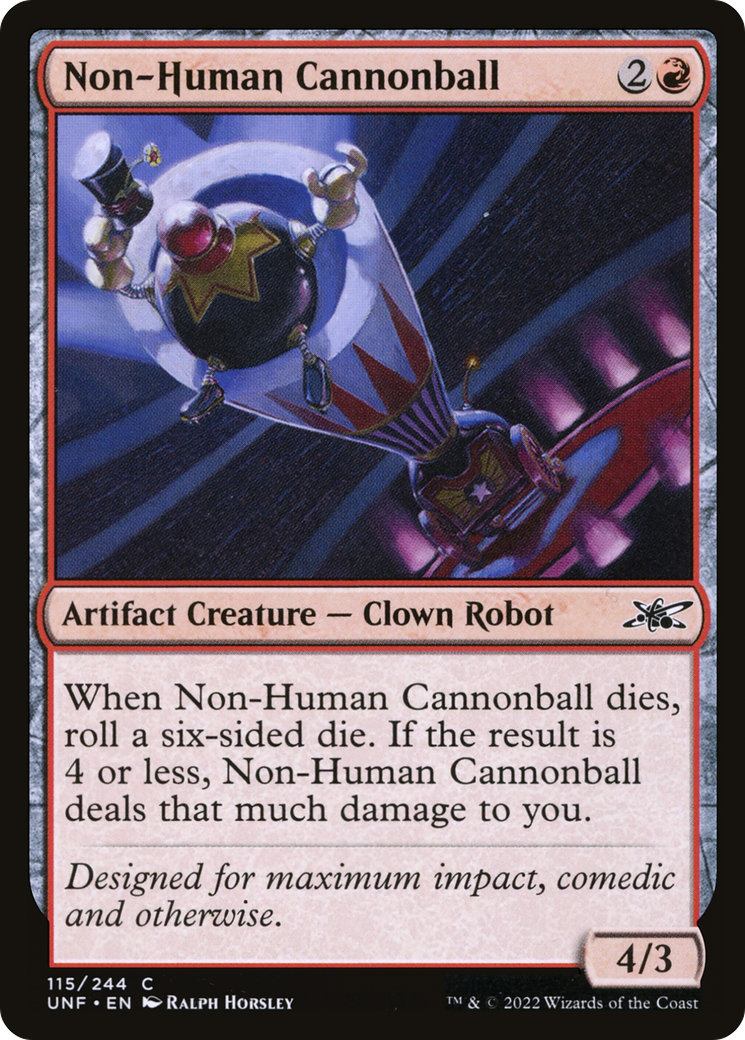 Non-Human Cannonball [Unfinity] | Grognard Games
