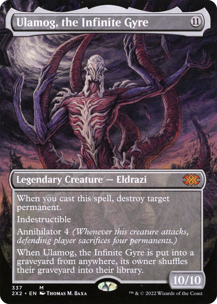 Ulamog, the Infinite Gyre (Borderless Alternate Art) [Double Masters 2022] | Grognard Games